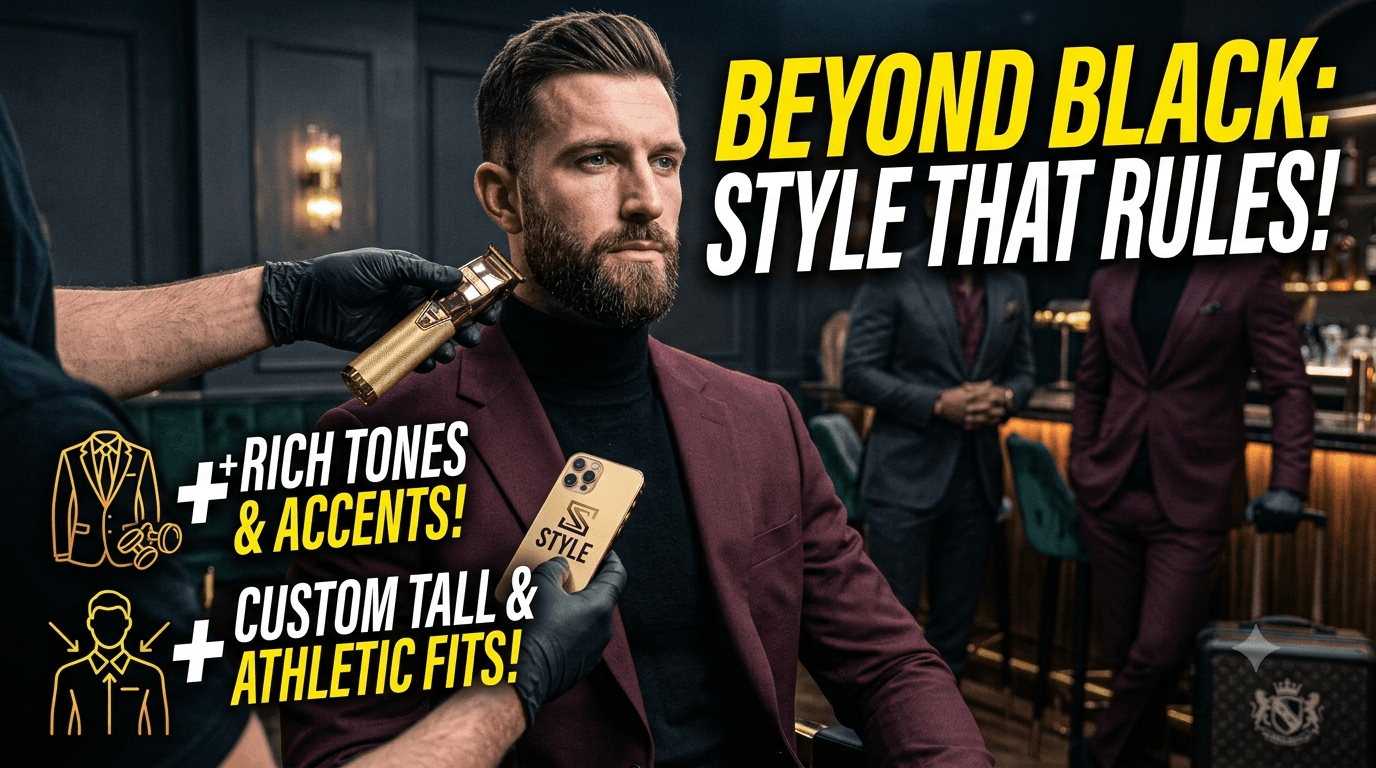Beyond the Black Suit: How to Rock Rich Tones and Sharp Details